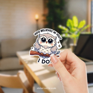 Quirky Animal Stickers, Hoo Believes
