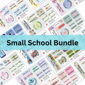 School Labels, School Stickers, Small Bundle