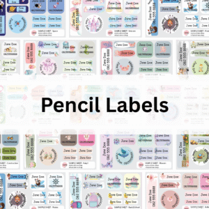 Pencil Labels, School Labels, Name Labels
