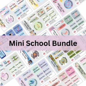 School Labels, School Stickers, Mini Bundle